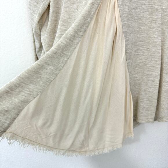 Miss Me Womens Pieced Cardigan Sweater Size S Style MDJ246L Embroider Natural - Picture 7 of 10